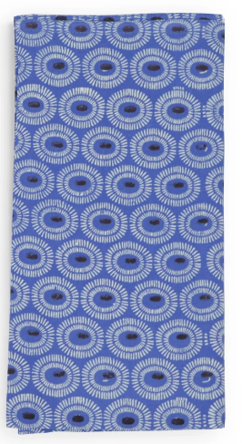 Indigo Tangier - Cotton Cambric Napkin - Set of 4